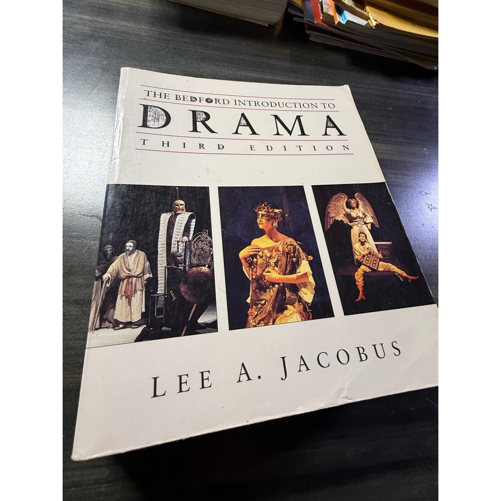 The Bedford Introduction to Drama Third Edition Lee A Jacobus Paperback Book